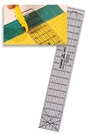 O'Lipfa Raised Edge Ruler 3'' x 18''