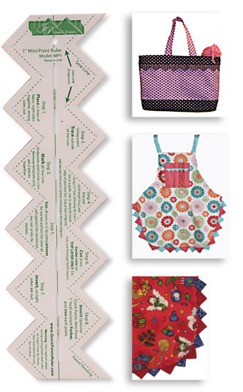 Quick Points Mini Point Binding Ruler 1''