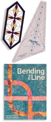 Phillips Fiber Art Squedge 22.5 Squedge Ruler By Cheryl Phillips