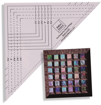 Phillips Fiber Art Attic Window Ruler By Cheryl Phillips