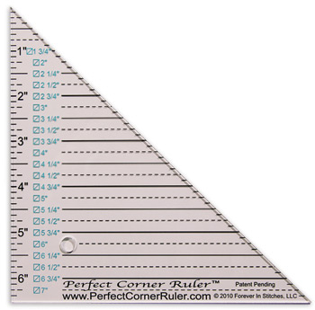 Perfect Corner Ruler and Method