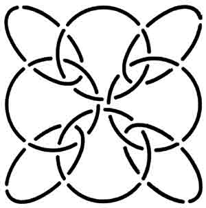 Quilt Stencil 4 Inch Circles & Ovals