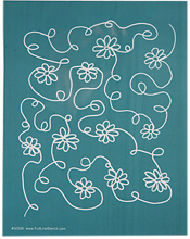 Full Line 8'' x 11'' Daisy Chain Background Stencil (Made from nylon mesh)