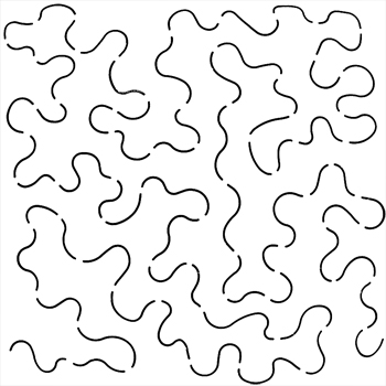 Quilt Stencil Large Stipple 11