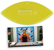 Missouri Star Large Orange Peel Template 10''