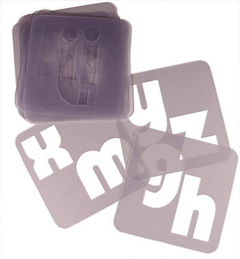 Alphabet Templates 13ct