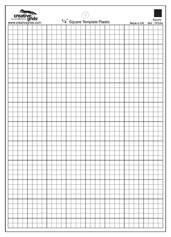 Square Template plastic sheets size 8