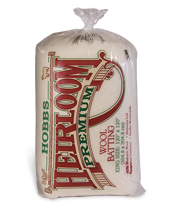 King 120 Inch x 120 Inch Hobbs Heirloom 100% Wool Wadding