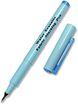 Water Erasable Marking Pen Fine Line (light blue)